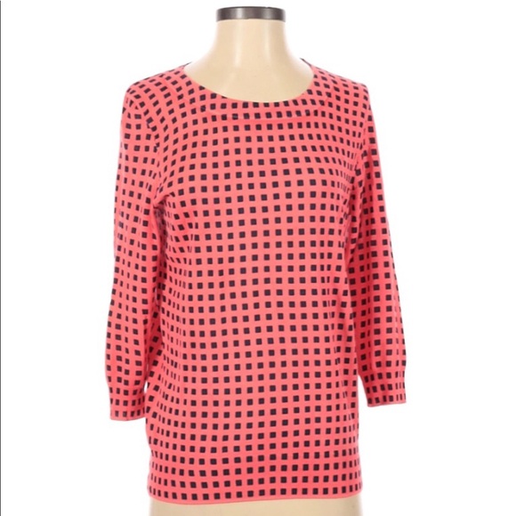 J Crew factory size small 3/4 sleeve top; new - Picture 2 of 5
